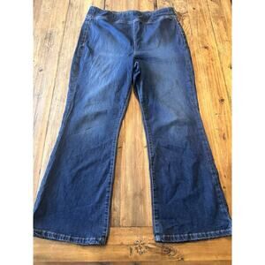 Free People We The Free Penny Flare Jeans Size Medium Pull On Pants Bootcut